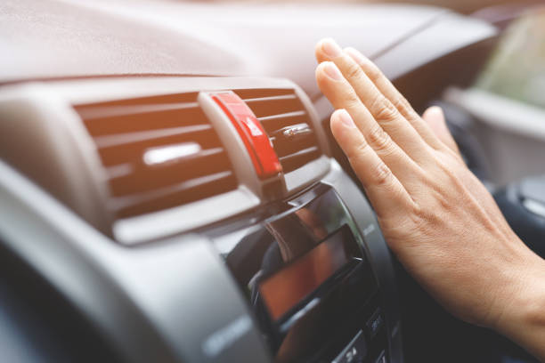 What controls the AC on a car?